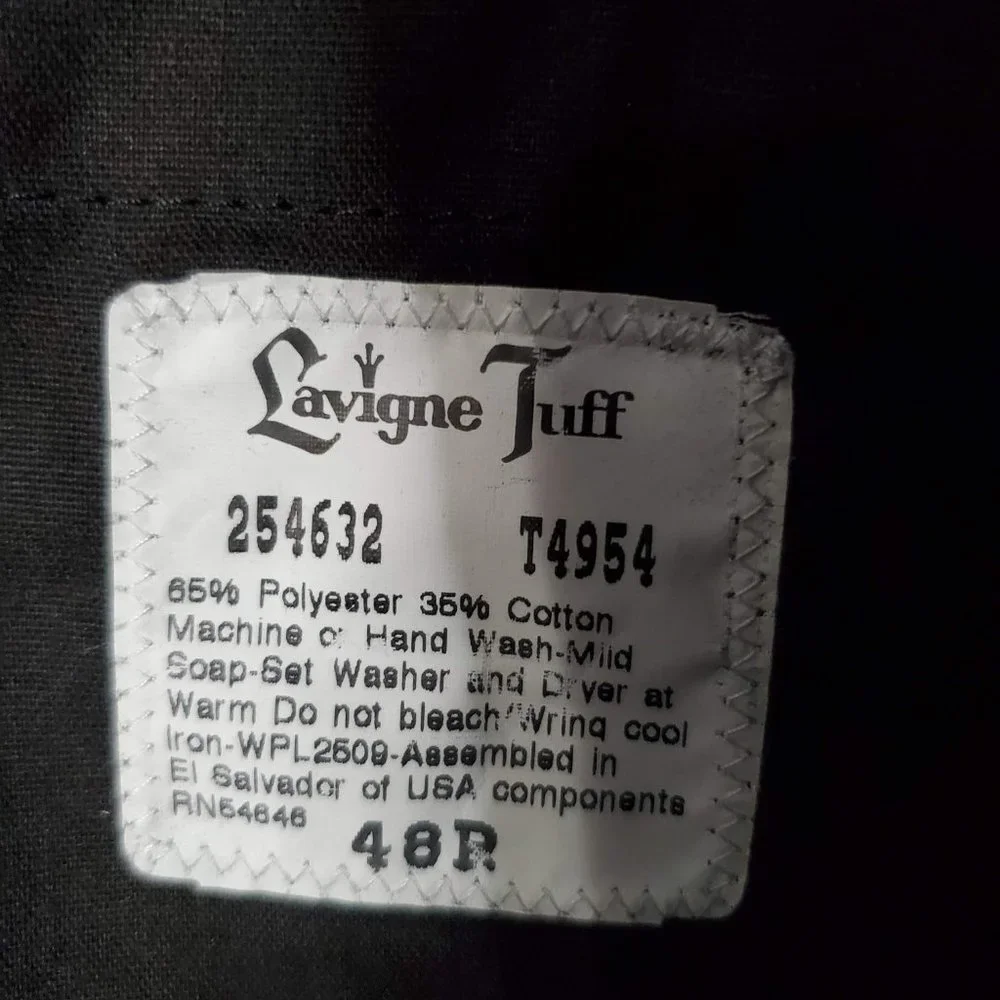 NWT Lavigne Tuff Navy Trousers, Men's - T4954, 48W